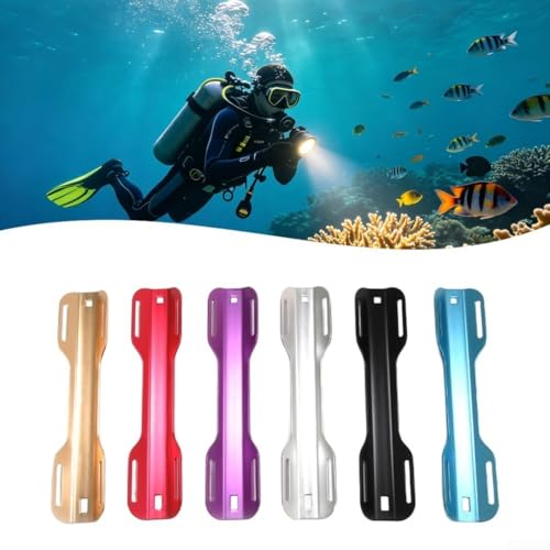 Adaptador de placa trasera para fijación de tanque de buceo SS304 compatible con STA 3