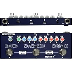 HOEREV Pédale de guitare multi-effets Delay Reverb Phase Distortion Overdrive Pédale multi-effets pour guitare basse… - Les Beatles, Paul McCartney, John Lennon, RIngo Starr, George Harrison HOEREV Pédale de guitare multi-effets Delay Reverb Phase Distortion Overdrive Pédale multi-effets pour guitare basse… – Image 7