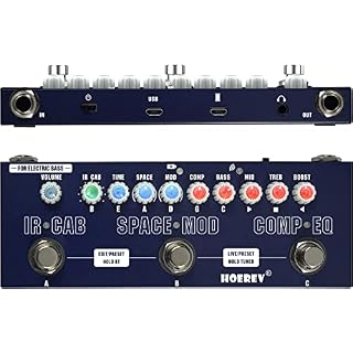 HOEREV Pédale de guitare multi-effets Delay Reverb Phase Distortion Overdrive Pédale multi-effets pour guitare basse… - Les Beatles, Paul McCartney, John Lennon, RIngo Starr, George Harrison HOEREV Pédale de guitare multi-effets Delay Reverb Phase Distortion Overdrive Pédale multi-effets pour guitare basse… – Image 7