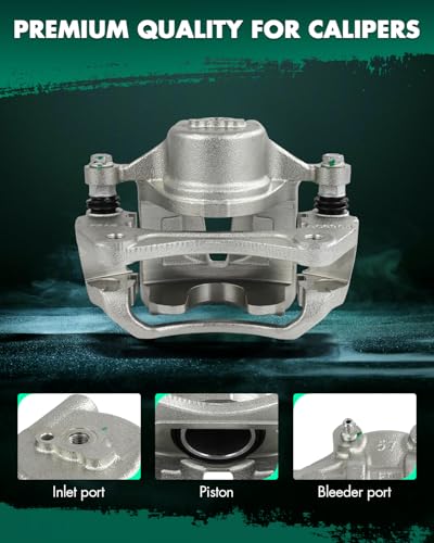 Image of SCITOO Front Left Brake Caliper With Bracket 19B6407 Compatible For Kia For Forte 2010-2013,For Kia For Forte Koup 2010-2013,For Kia For Forte5 2012-2013