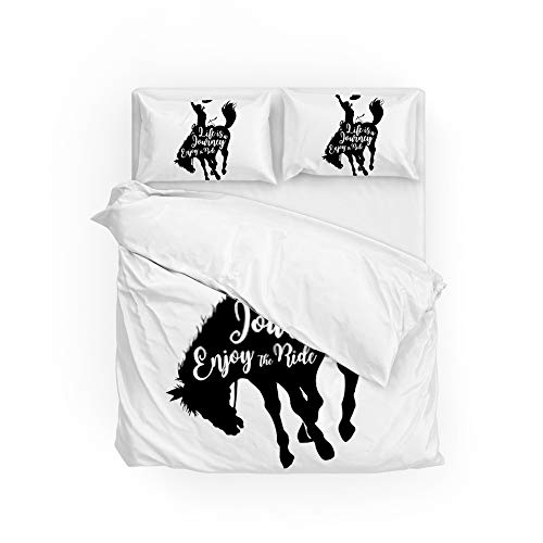 Parure de lit légère microfibre CHEHONG housse de couette Cowboy