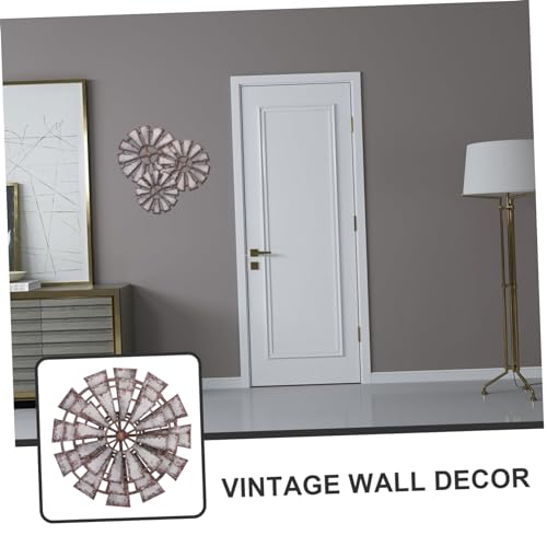 Molinos de viento de madera PRETYZOOM decoracion de pared artistica y acabados rusticos premium 3