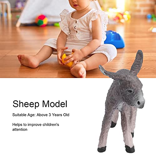 Fournyaa Bauernhoftierfigur, Simulation Tierfigur Esel Realistisches Bauernhoftier für Zuhause Puppenhaus für – Bild 3