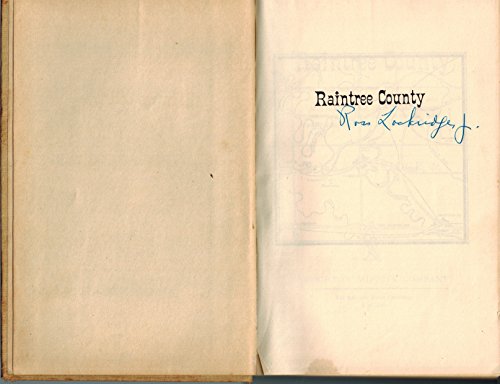 RAINTREE COUNTY B0006ARFLQ Book Cover