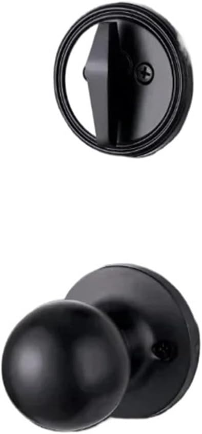Door Handle 1 Set of Zinc Alloy Door Locks European Style Villa Entrance Door Large Handle Lock with Key Included Door Lock(B1)
