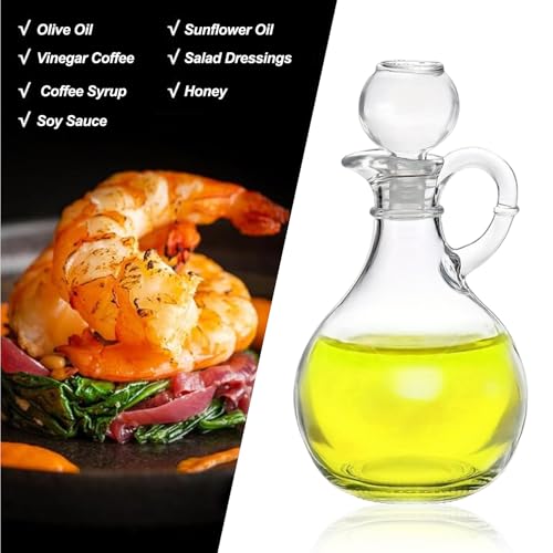 Botella dispensadora de aceite de 350 ml ideal para servir tus aliños con estilo en la mesa 5