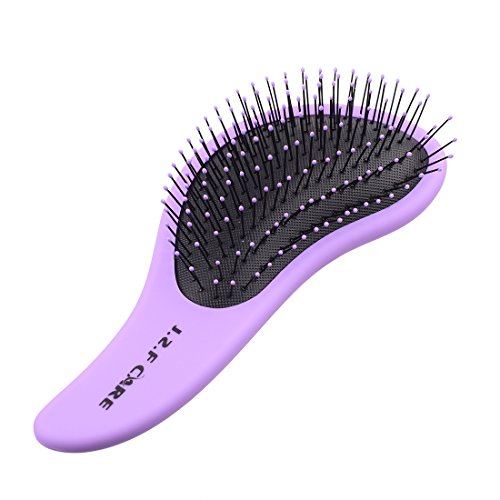 J.Z.F CARE Detangling Hair Brush New Designed for Children &Adults (purple)