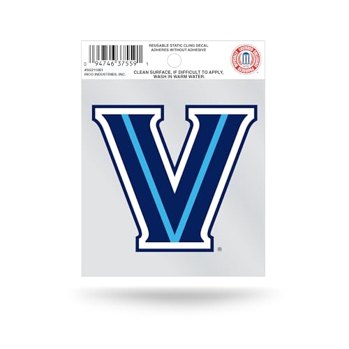 Rico Industries NCAA Villanova Wildcats Small Static Cling Decal