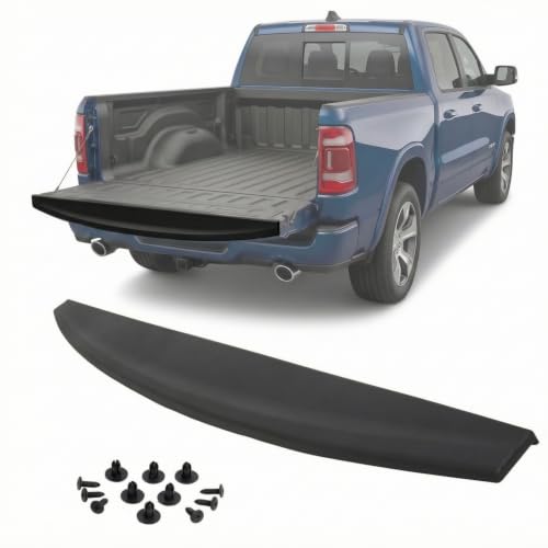 Doaman Tailgate Molding Cap Spoiler Compatible with 2009-2019 Dodge Ram 1500 2500 3500 Classic, Tail Gate Protector CH1909100 55372052AH 55372052AF