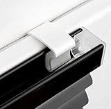  10 Stück Jalou-klick - Klemmträger Kunststoff für Alu-Jalousien - Farbe: Weiss - Aluminiumjalousien - Jalousien - Alu Jalousien (10er Set = 10 Stück Klemmträger)