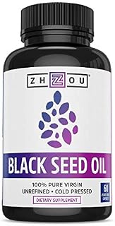 Black Seed Oil Capsules - 100% Virgin, Cold Pressed Source of Omega 3