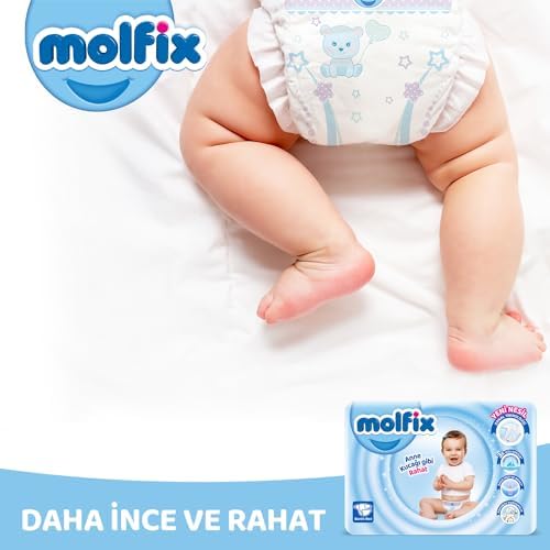 Molfix Bebek Bezi 6 Beden E.Large Hiper Ekonomi Paketi 124 Adet - Görsel 7