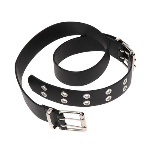 Fashionable Double Head PU Leather Belt for Men Durable Decorative Accessory Stylish and Cool Design for Daily Wear with Jeans Blouses and Dresses