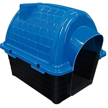 Furacão Pet Iglu Casinha de Plástico para Cães, Azul, 4