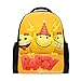 Produktbild Schulrucksack Bookbag Daypack Happy Emoji Party Wasserdicht für Middle School Travel Girls Boys