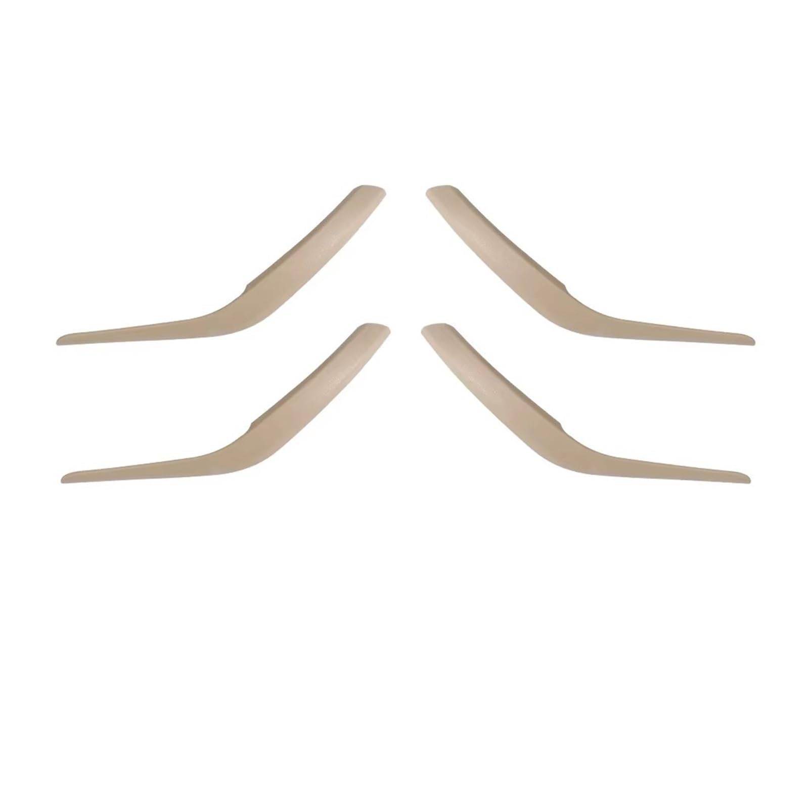 Nhsijpo Automotive Interior Door Handle for BMW for X1 E84 Interior Door Armrest Pull Trim Cover Beige Black 51412991775(Beige 1 Set)