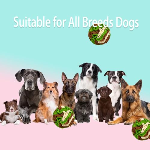 Benepoint Bola de Snuffle para cães, brinquedos de petisco interativo, bola de snuffle de enriquecim
