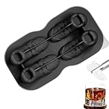 Eiswürfelform | Silikon Eisform Klein Für Kühlschrank,Lebensmittelechte Küchenhelfer Mit Schuhförmiger Entnahme, Gefrierbehälter Für Whisky, Cocktails & Kaltgetränke