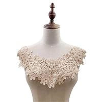 Dentelle Florale Guipure - Applique Brodée 46x27 Cm - Pour Robe, Mariage, Décoration, DIY