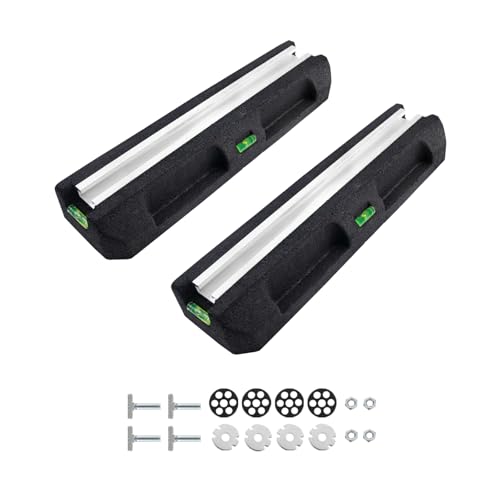 HizACome Floor Mounting Base Pad Kit for 9000 - 36000 BTU Air Conditioner Heat Pump, Universal Rubber Anti-Vibration Mini Split Pad, Bearing Capacity: 2200 LBS