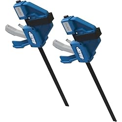 Kreg VersaGrip Clamp - Quick-Grip Bar Clamp for Woodworking - Features GripMaxx Technology - Removable Head for Use as Spreader - 12