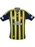  2014-2015 New Season Fenerbahce Die Legende von Fan Striped Jersey, Xsmall