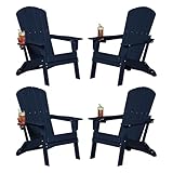 Plawdlik Folding Adirondack Chair, SGS T...