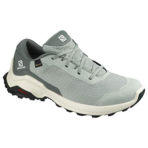Salomon Damer X Reveal GTX, vattentäta vandringsskor, Grå Aqua grå balsam gröna gavlar - 44 EU