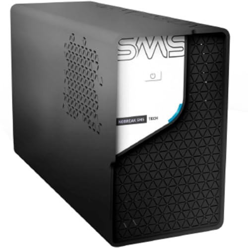 SMS - NOBREAK TECH 1400 - POTÊNCIA 1400VA | 700W - BIVOLT ENT.: 115/ 220V | SAÍDA: 220V - 8 TOMADAS (6T 10A + 2T 20A) - SENOIDAL P/APROX. - LINE INTERACTIVE - PN 29306