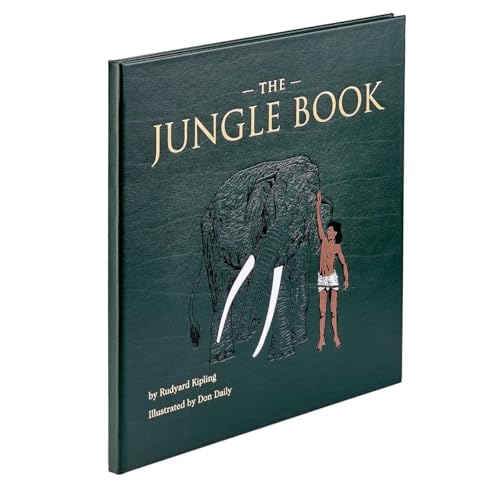 Le livre de la jungle en cuir façonné manuellement pour revivre la magie des récits d'enfance