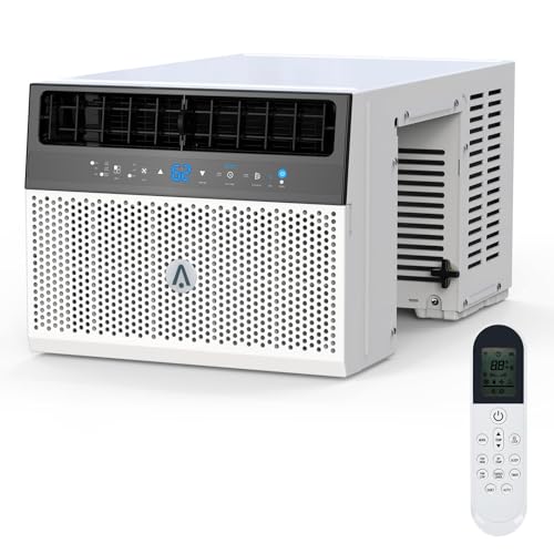Image of Window Air Conditioner 6000 BTU, U-Shaped Design, Ultra Quiet, WiFi Enabled, Energy Efficient, Remote Control, Cools Up to 350 Sq.Ft, White