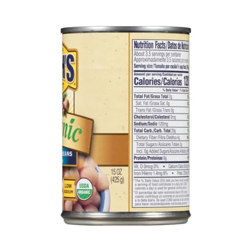 Image of Bush's Best Baked Beans, Garbanzo Gourmet Pair, 3 Garbanzo (16 Oz), 3 Organic Garbanzo (15 Oz), (Variety Pack)