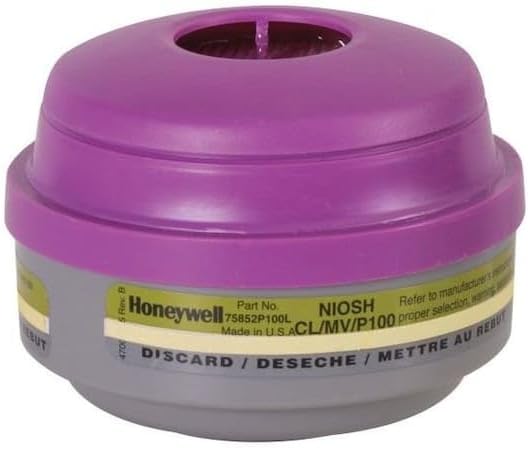 Honeywell North 7506N95 Particulate Filters, Cartridge/Filter, Non-Oil Particulates, N95, Purple (Pack of 10)