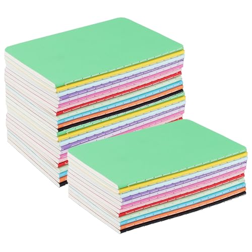Carnet de poche A6 lot de 36 mini blocs notes colorés pour voyage