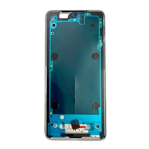 LCD Front Frame Middle Housing Bezel Chassis Back Faceplate with Side Buttons Smartphone Repair Parts for Xiaomi Poco F6 Pro - Silver