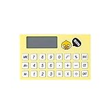 Mini calculadora de tamaño de tarjeta, linda y de moda.