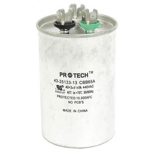 43 25133 13 Rheem Oem Round Replacement Dual Run Capacitor 40 3 Uf Mfd 440 Volt By Oem Replm For Rheem Amazon Com Tools Home Improvement