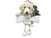 Labradoodle Ornament with Unique "Dangling Legs" Hand Painted and Easily Personalized Christmas Ornament