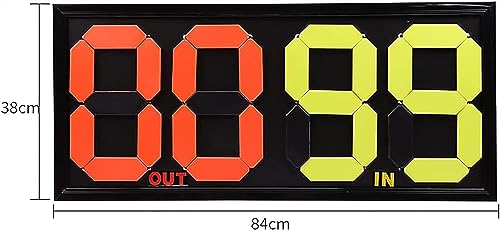Tablero Manual para Sustituciones de Fútbol, Material PP, Fácil Uso miniatura 5