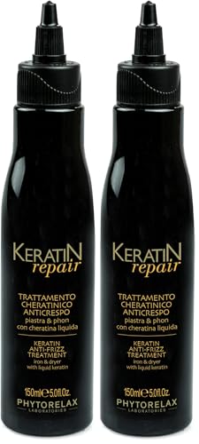 PhytorelaxLaboratories KERATINA Trattamento Cheratino Anticrespo, per piastra e phon -