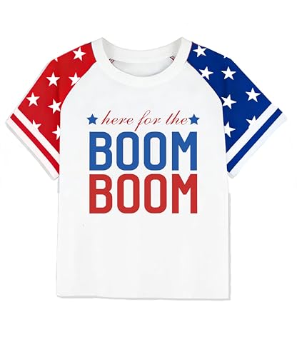 Kids American Flag Shirt Boys Girls 250 Anniversary USA Shirts Toddler 4th of July Tshirts Patriotic Short Sleeve Tops