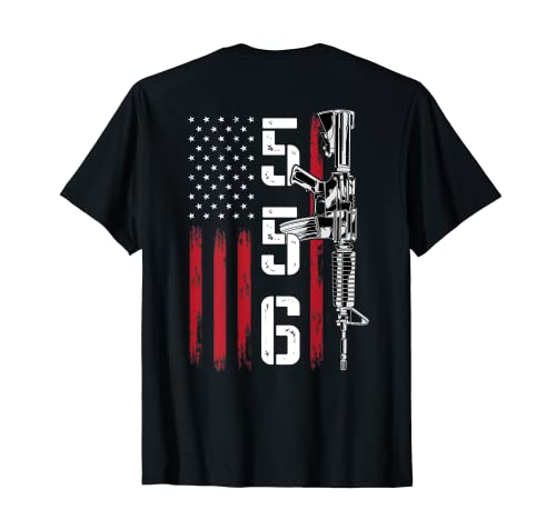 Ar-15 Bandera Americana – Ar15 Rifle Sling Gift Gun Propietario Camiseta