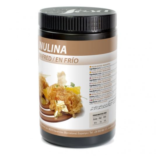 Sosa Inuline à froid - Fibres solubles pour créer des recettes plus saines, légères et savoureuses - Pot de 500 g