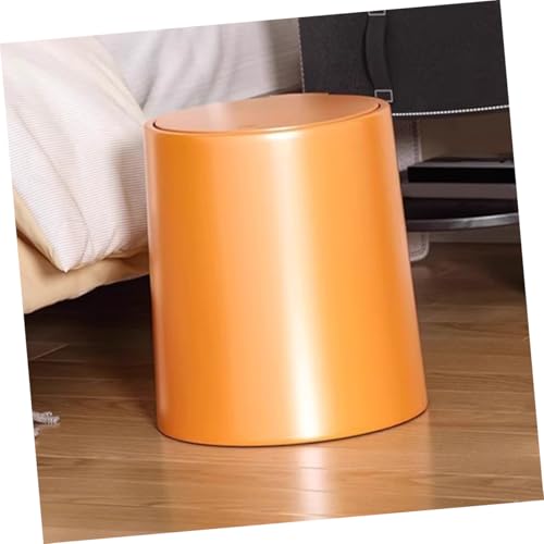 Caneca de basura rectangular con tapa de presión doble compartimento miniatura 3