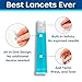 Pip Lancets | 30 Count | All-in-One Lancets | MightyFine 30G Needle x 1.0mm Depth | Small Blood Sample for Blood Sugar Testing
