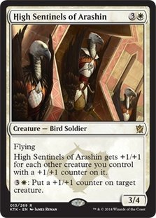 Magic The Gathering - High Sentinels fo Arashin - Khans of Tarkir