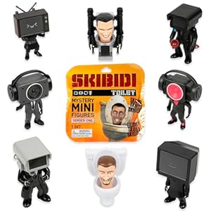 Skibidi Toilet Mystery Mini Figuren 6 cm