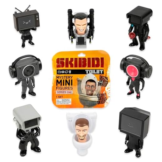 SKIBIDI TOILET Mystery Figures - Figuras coleccionables, Producto Oficial Merch, 1 Figura