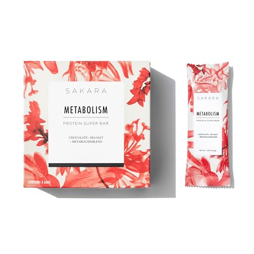 SAKARA Metabolism Super Bar – Healthy, Nutritious Vegan Protein B...