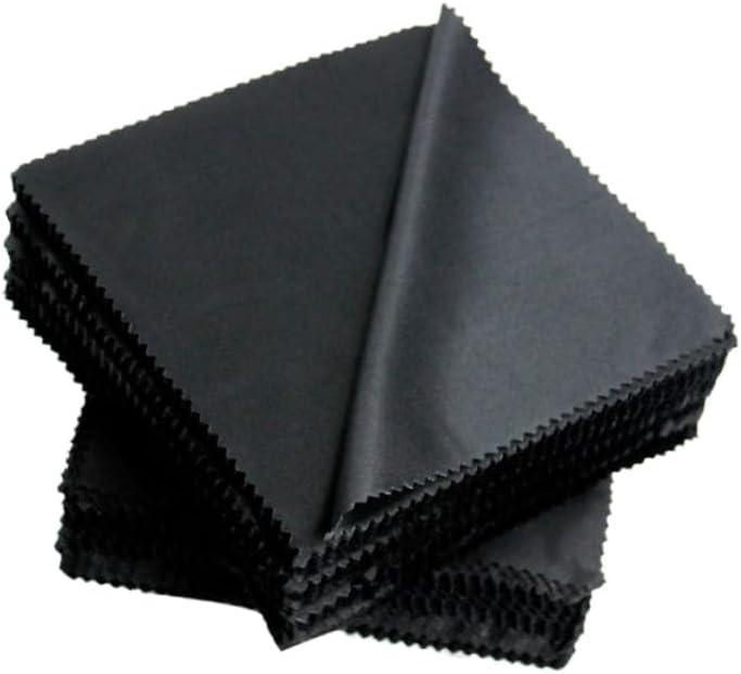1000pcs Microfiber Cleaning Cloths for Glasses and Lenses Soft Lightweight Lens Cleaners for Eyeglasses Jewelry and Screens Easy to Use Portable Accessories